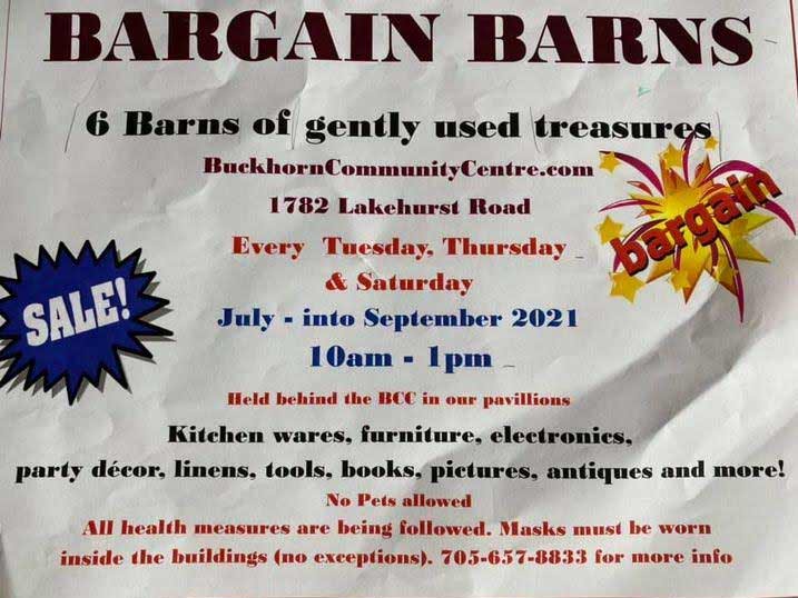 Bargain Barns Sale